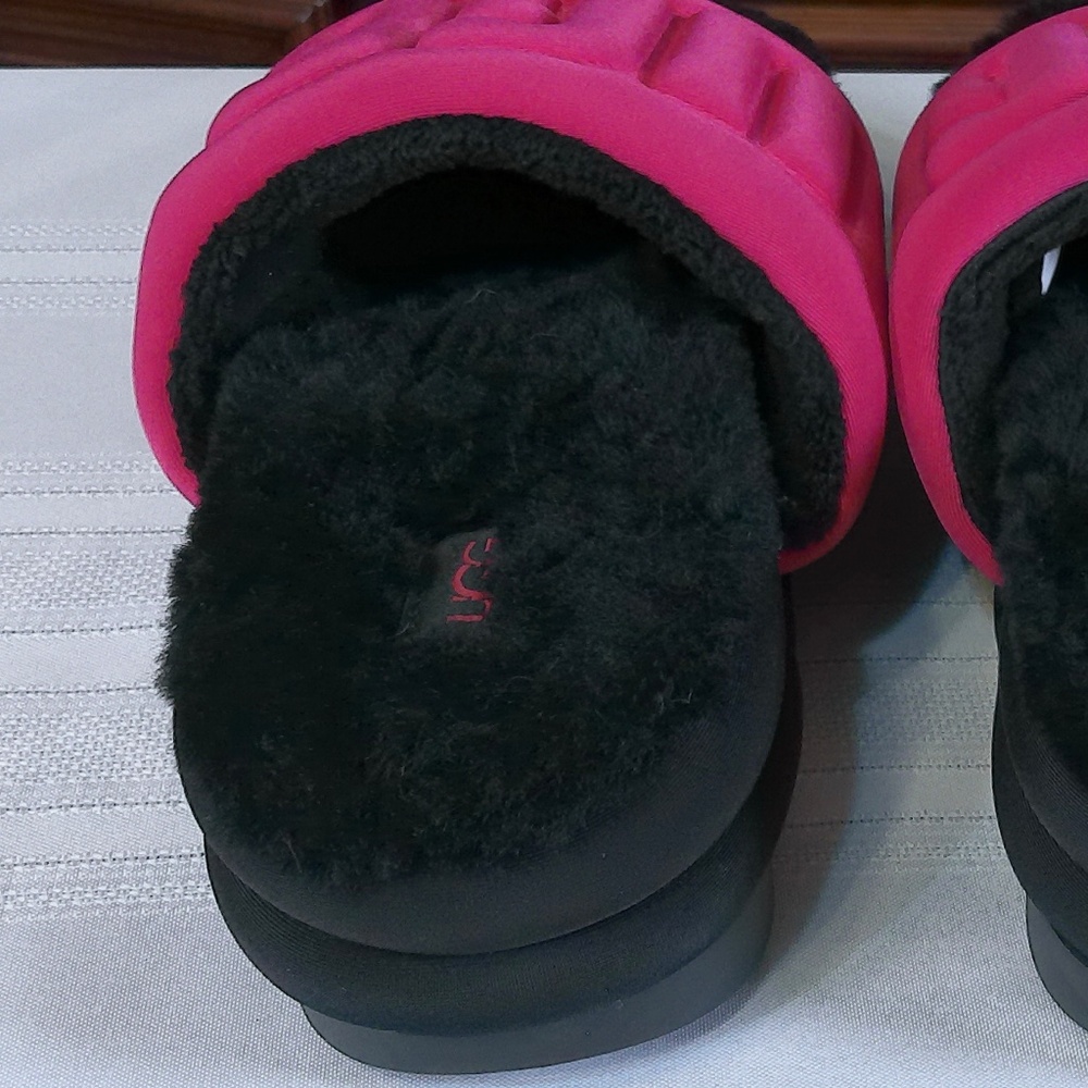 LKNW UGG Maxi Graphic Platform Slides, Color:Rasp… - image 8